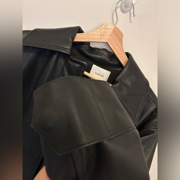 Vince lambskin leather jacket - Picture 7 of 8